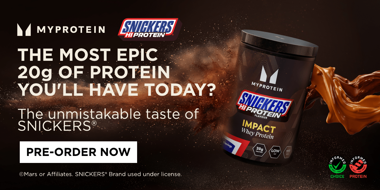 Myprotein x SNICKERS
