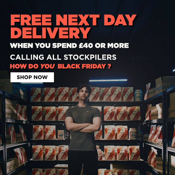 Free next day delivery when you spend £40 or more