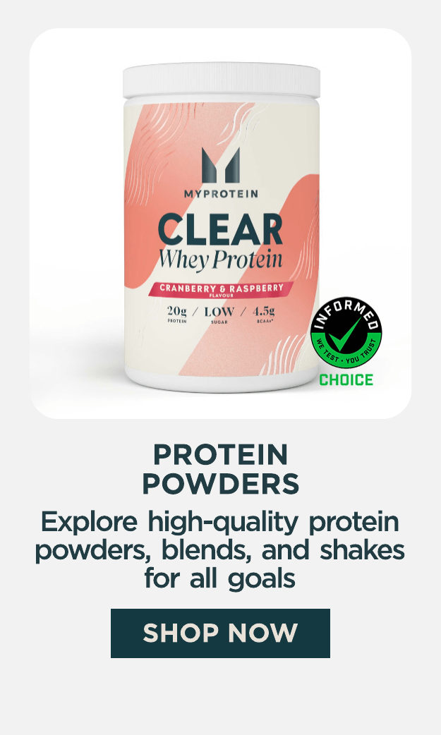 Shop protein powders