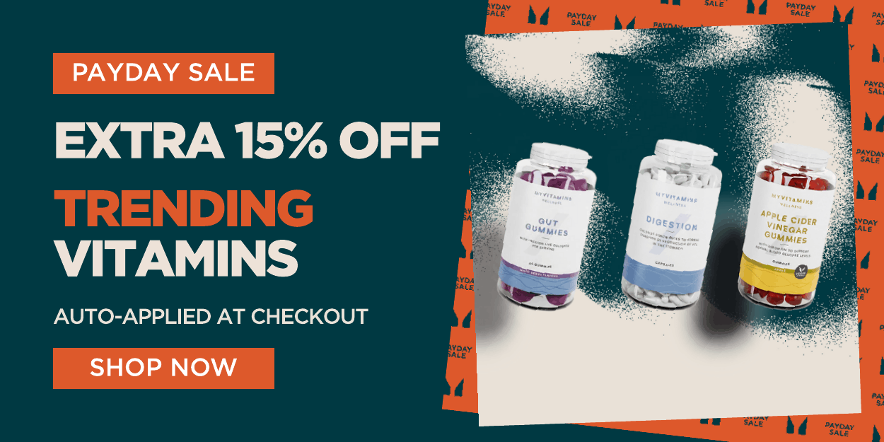 Extra 15% off trending vitamins, auto-applied at checkout