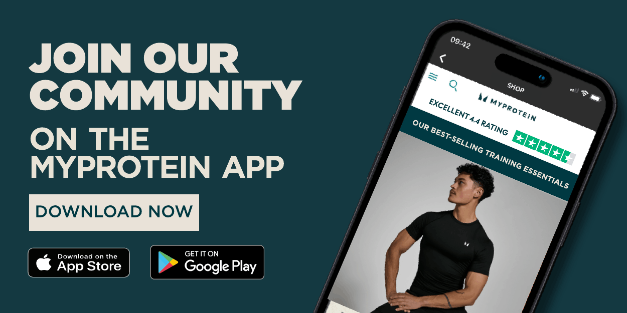 Join our community on the Myprotein app