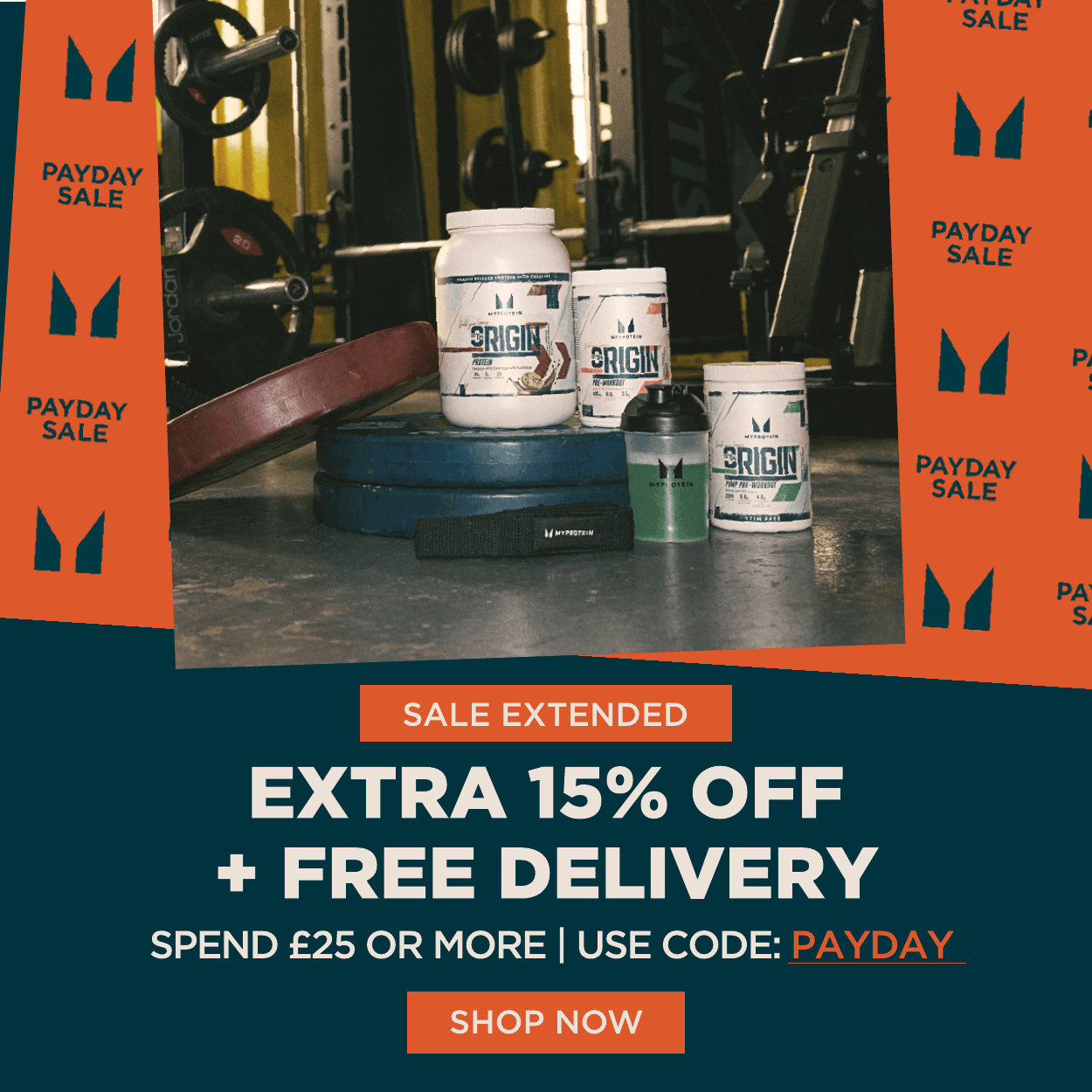 EXTRA 15% OFF + FREE DELIVERY