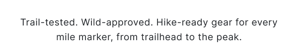 Shop the Hike Shop