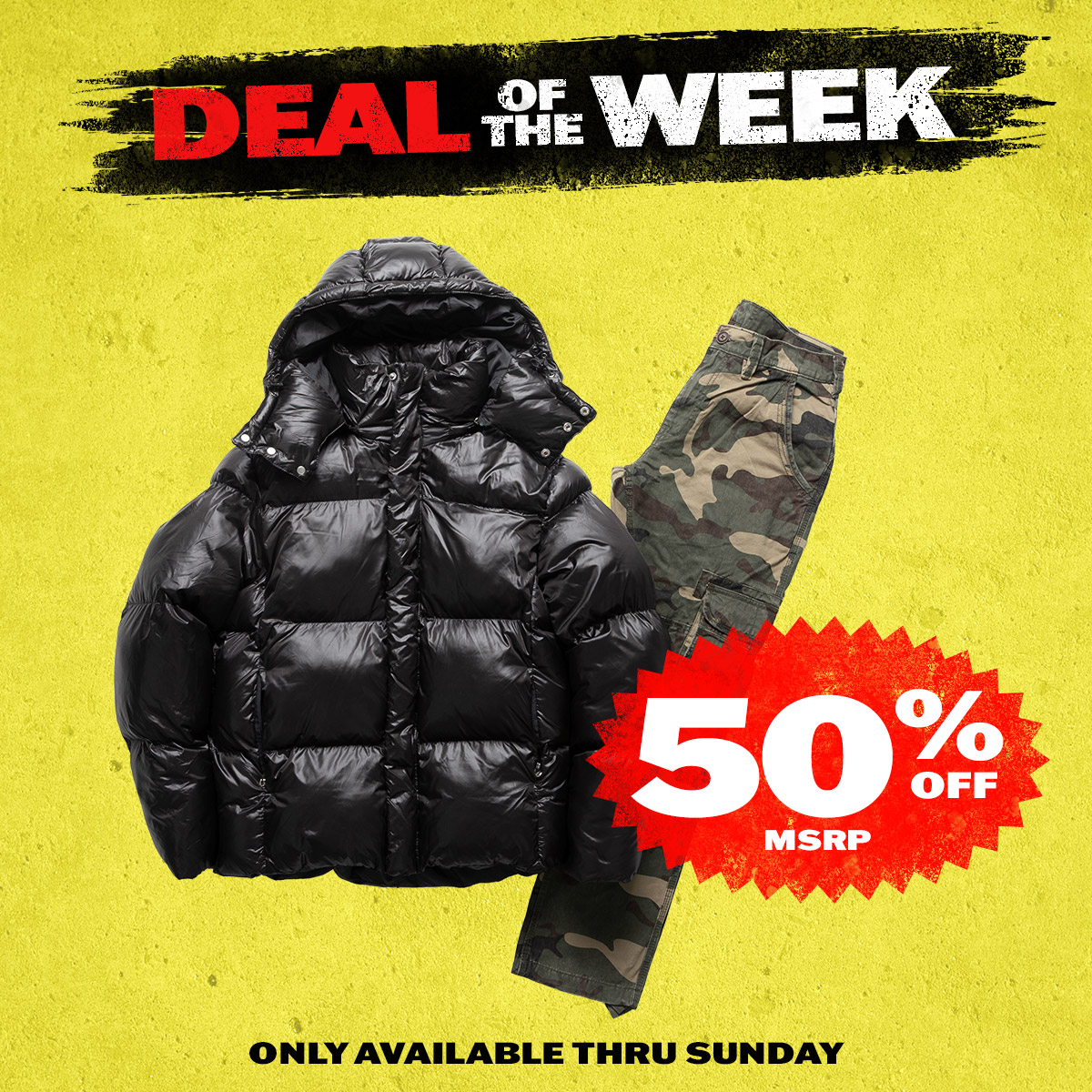 Deal of the Week: 50% OFF MSRP - Only available thru Sunday