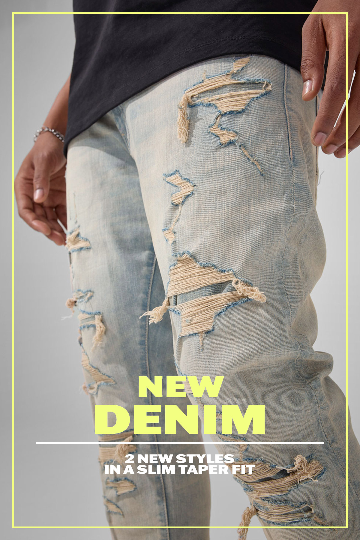 New Denim - 2 New Styles in a Slim Taper Fit