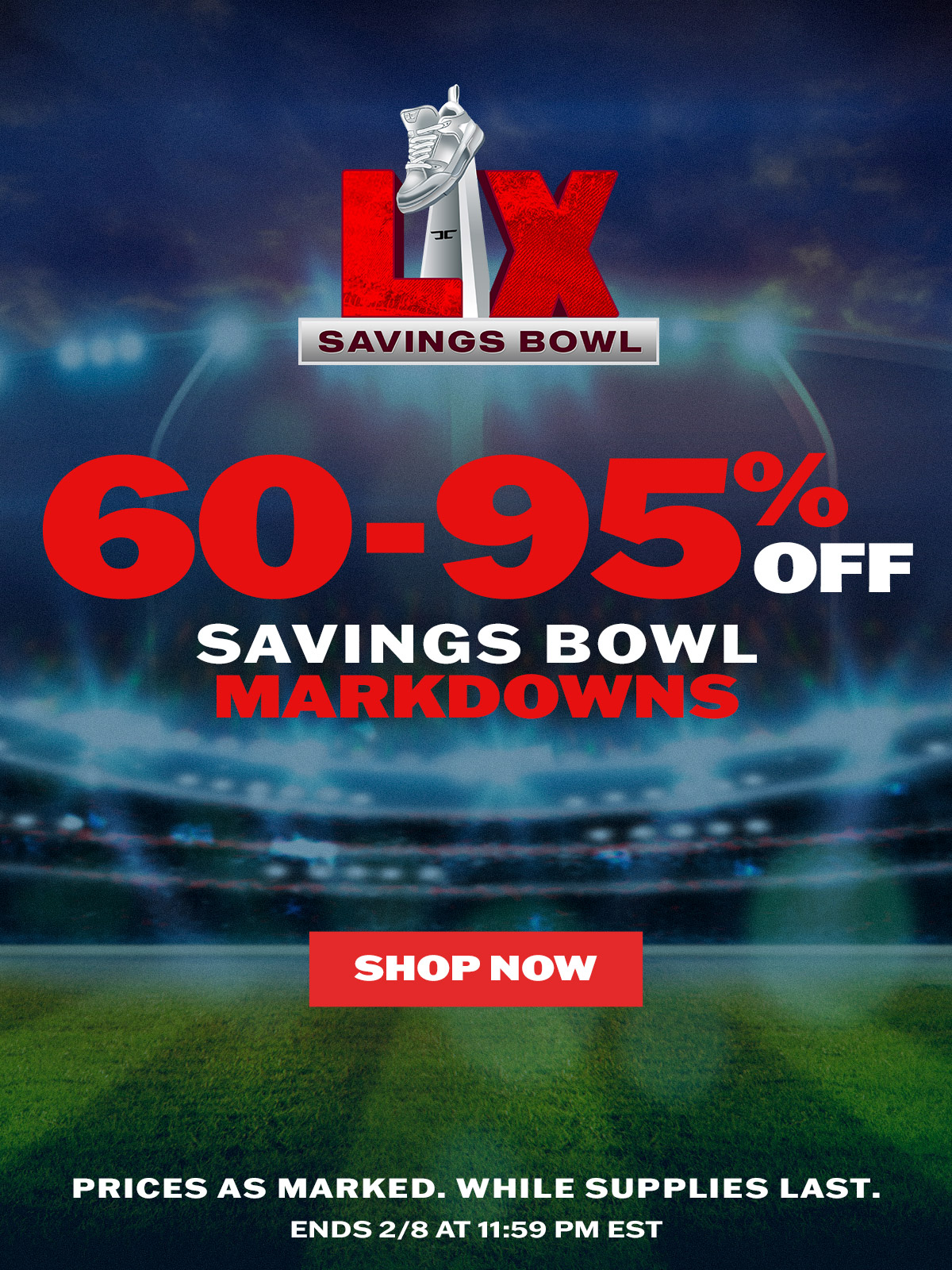 60-95% off Savings Bowl Markdowns