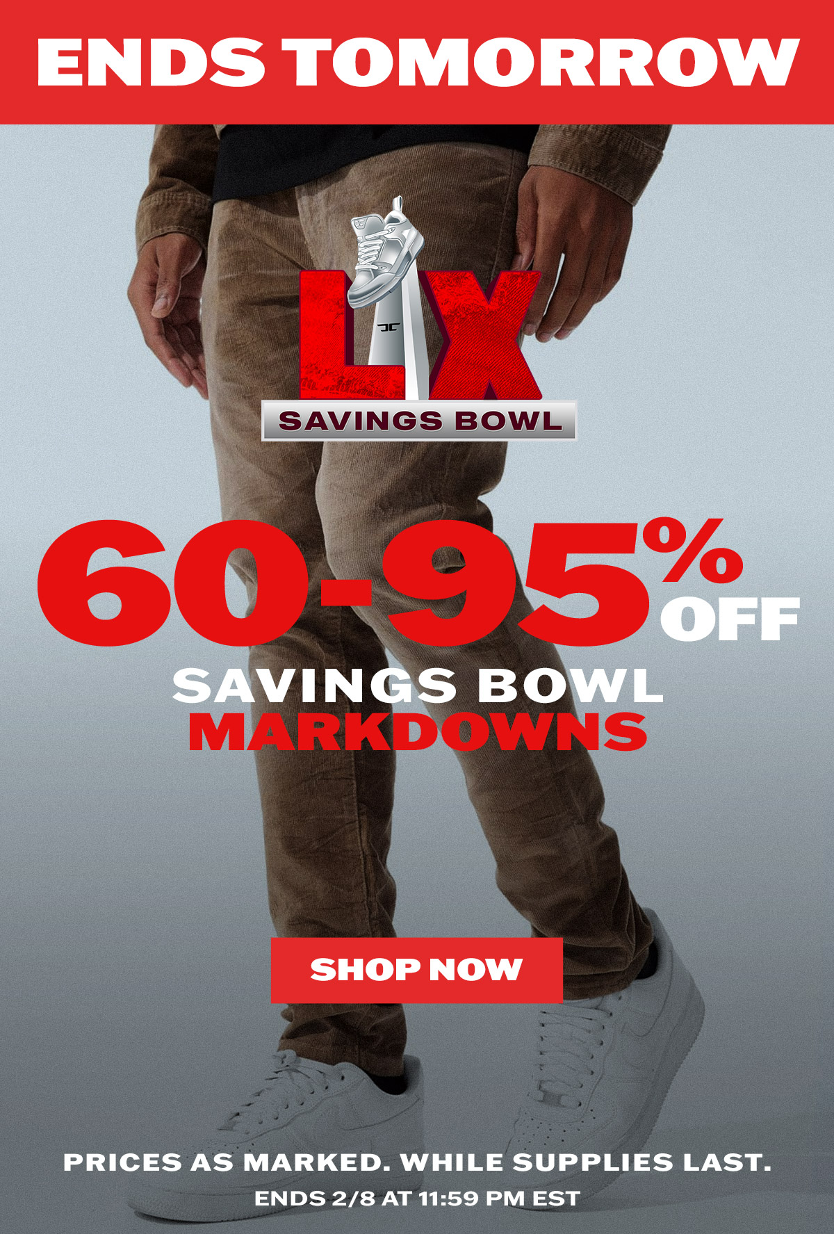 60-95% off Savings Bowl Markdowns