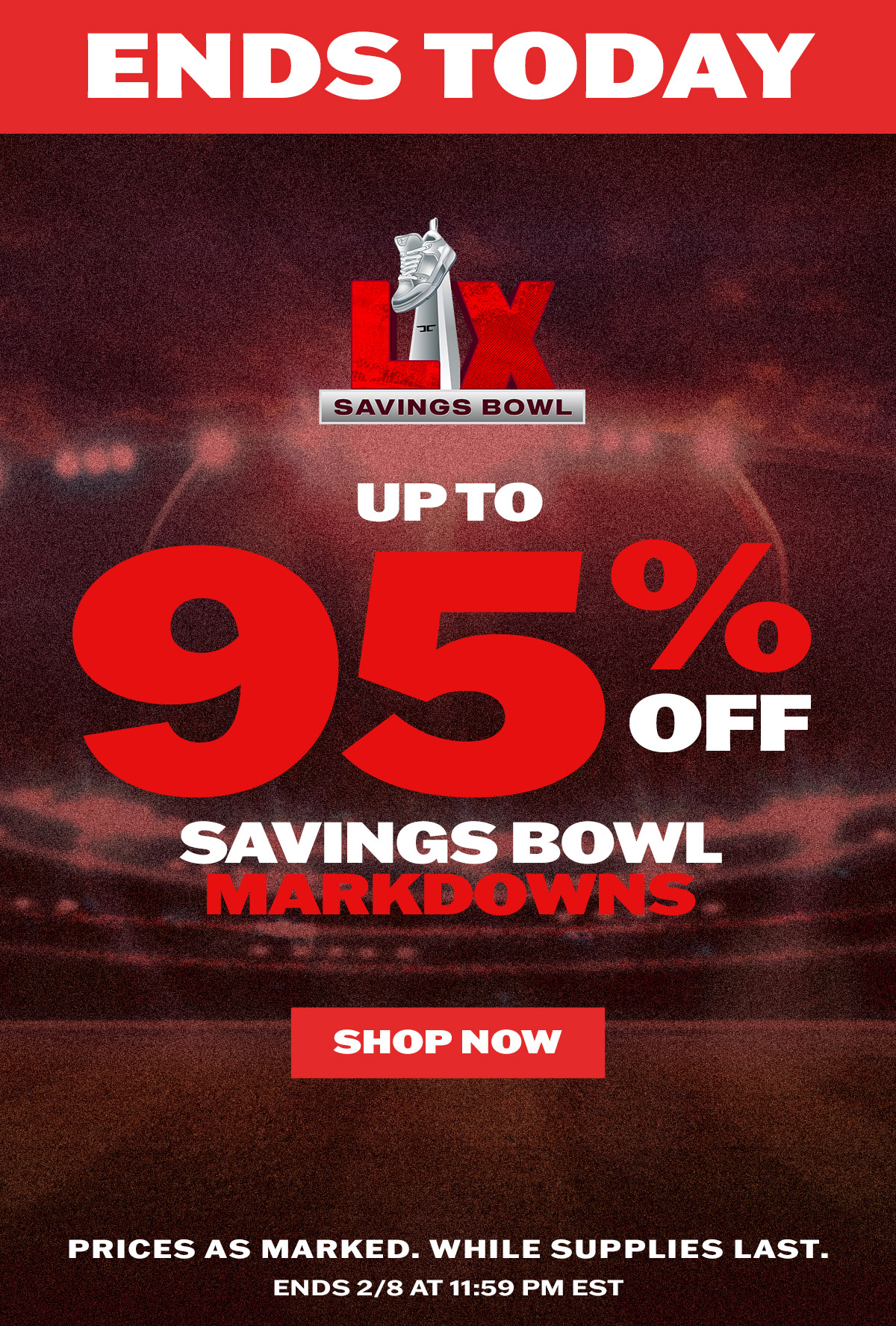 60-95% off Savings Bowl Markdowns