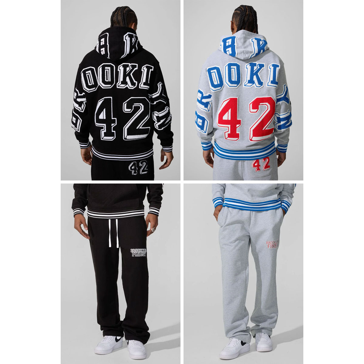 CROOKLYN ZOO PULLOVER HOODIE AND BAGGY SWEATPANTS