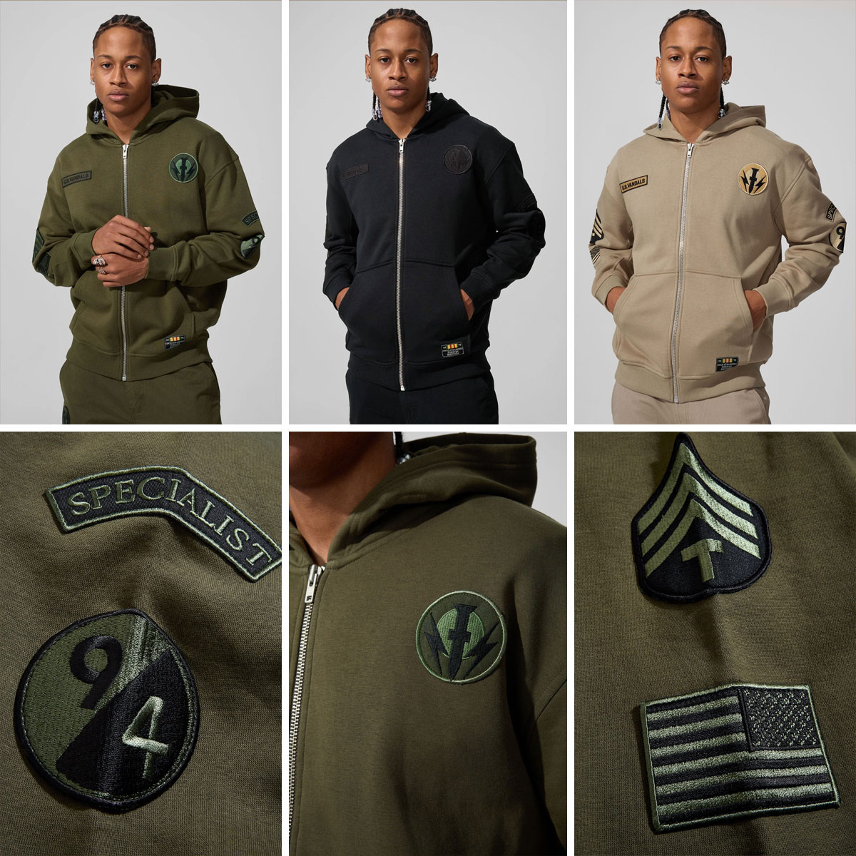 PRESTIGE TONAL ZIP HOODIE