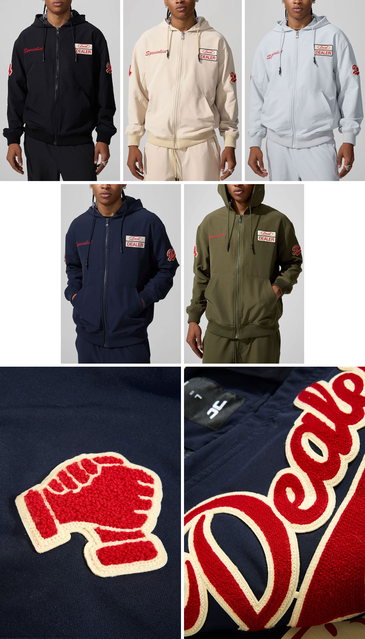 LOCAL DEALER ZIP UP WINDBREAKER