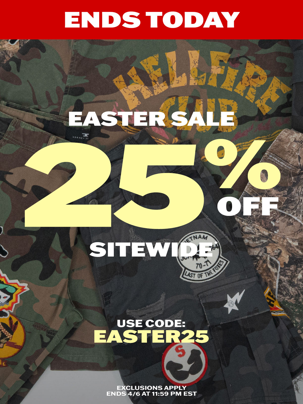 Easter Sale: 25% off sitewide with code EASTER25