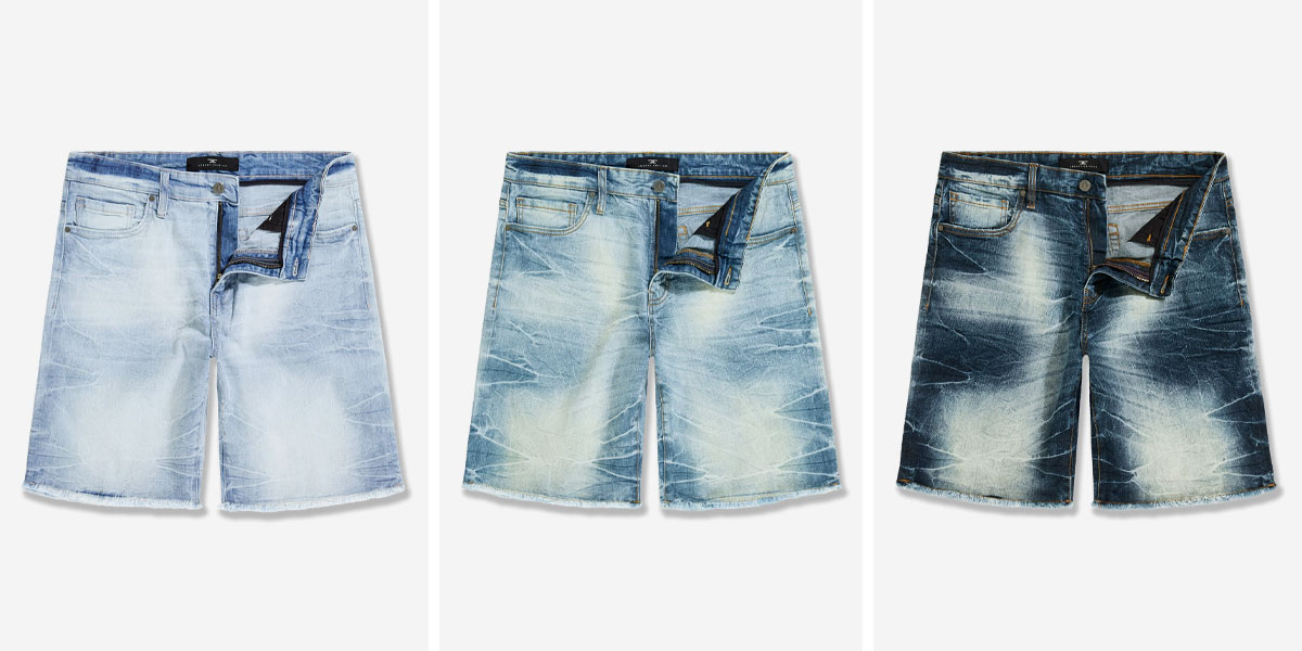 BIG MEN'S LAGOON DENIM SHORTS
