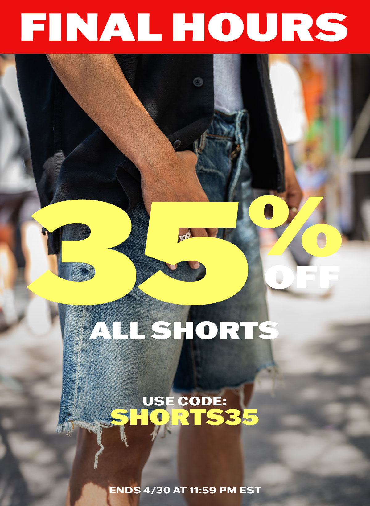 Final Hours: 35% off shorts with code SHORTS35
