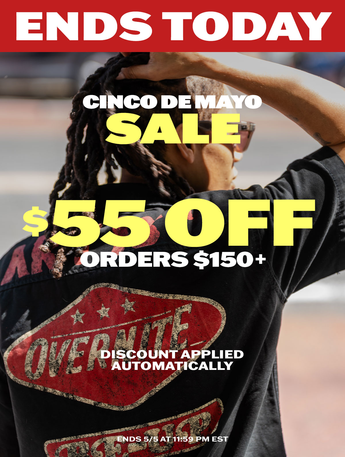 Cinco de Mayo Sale: $55 off orders $150+ - discount applied automatically