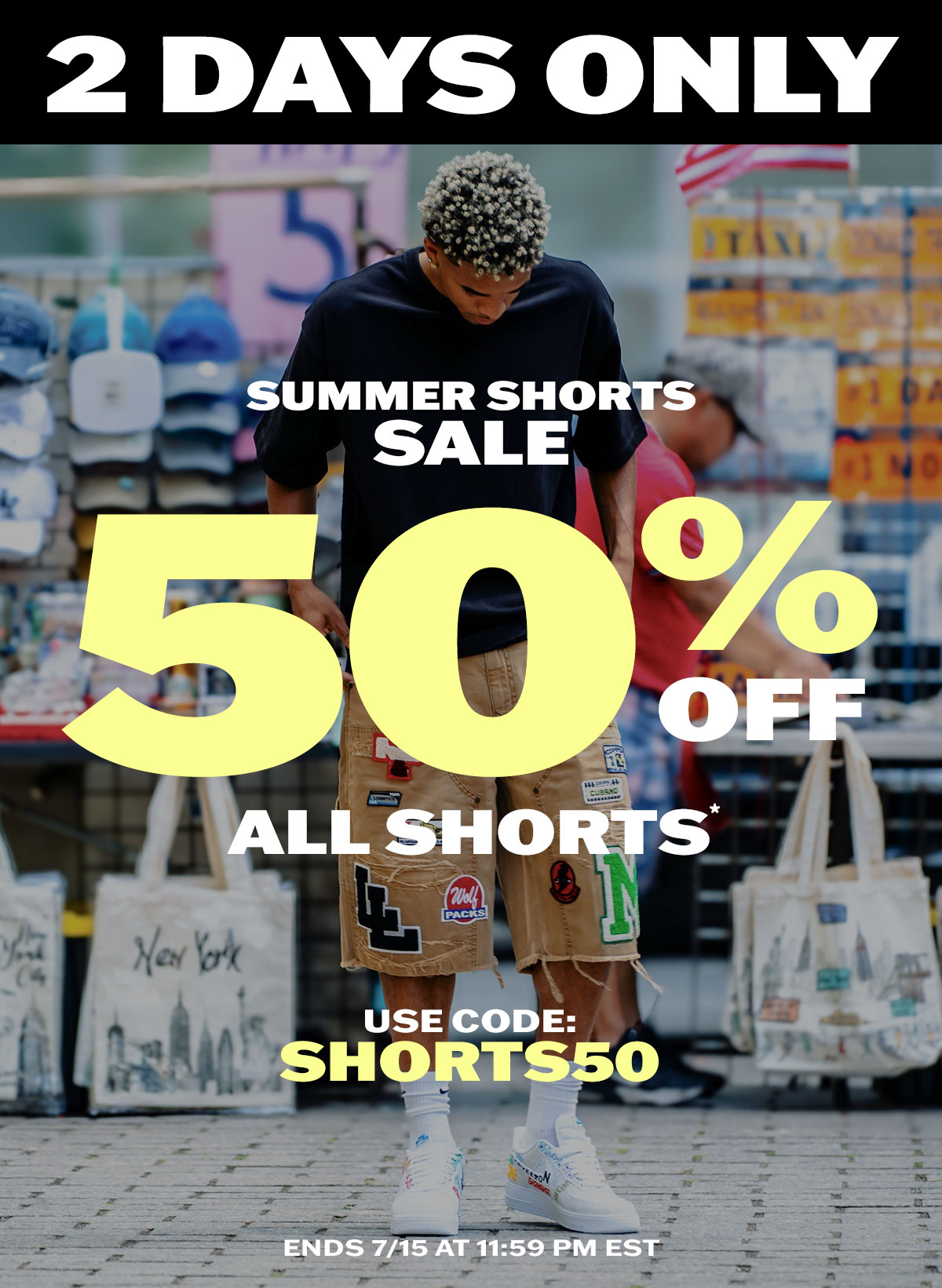 2 Days Only: 50% off shorts with code SHORTS50