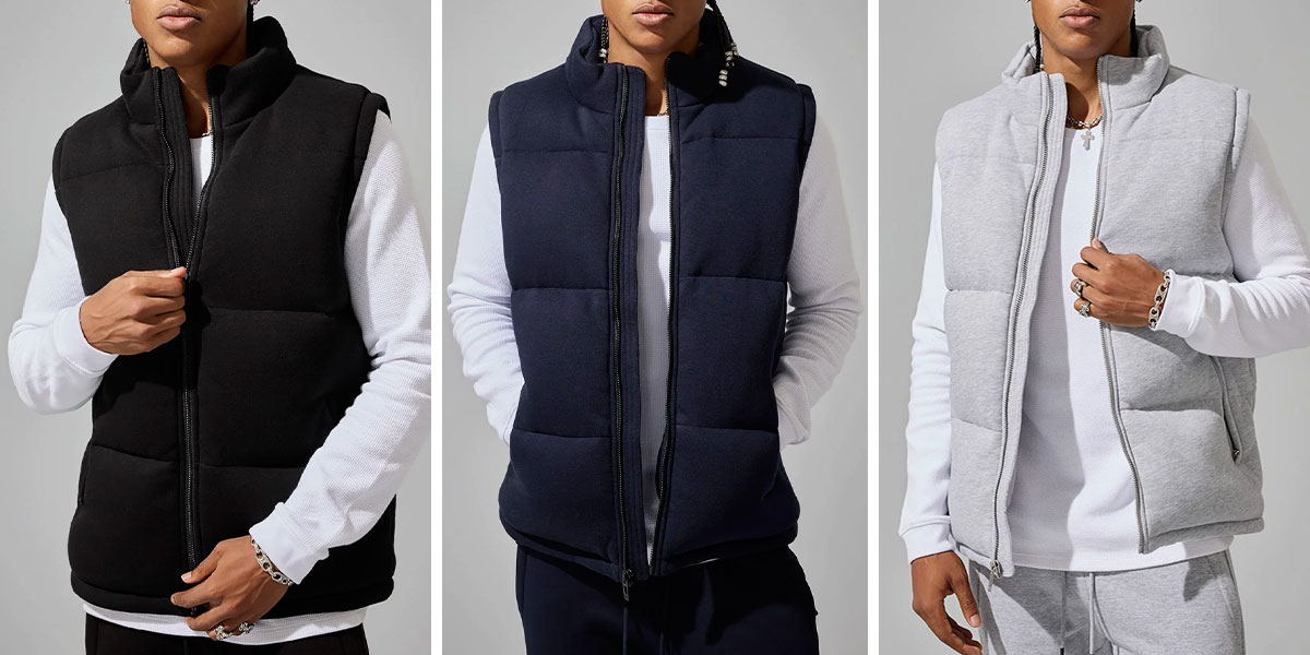 UPTOWN FLEECE PUFFER VEST