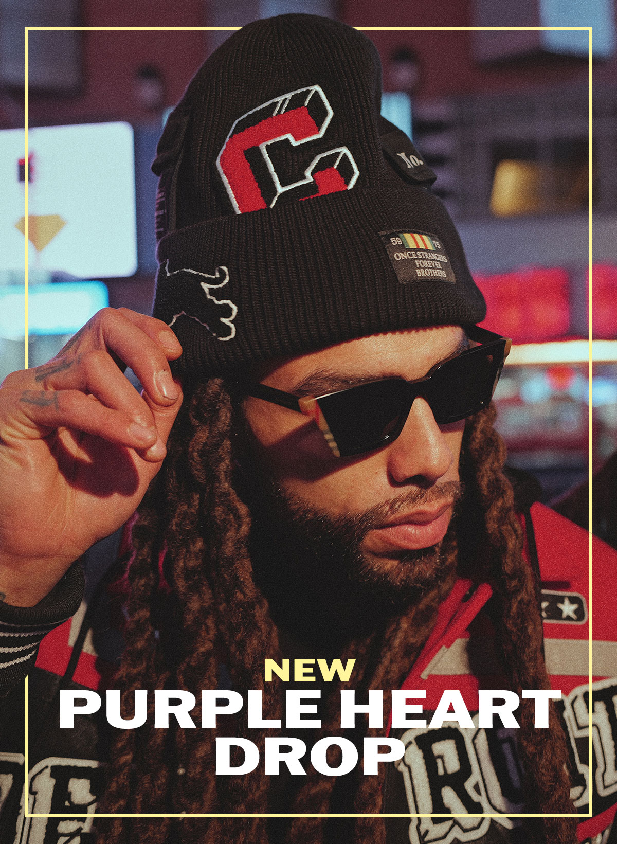 New Purple Heart Drop