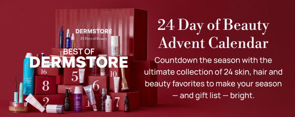 Best of Dermstore: 24 Days of Beauty Advent Calendar- $1,147 Value
