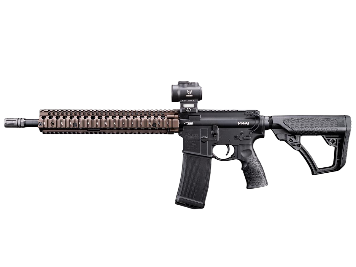 EMG x Daniel Defense DD M4 Gas Blowback Airsoft Rifle - Double Eagle (Model: M4A1 RIS 2)