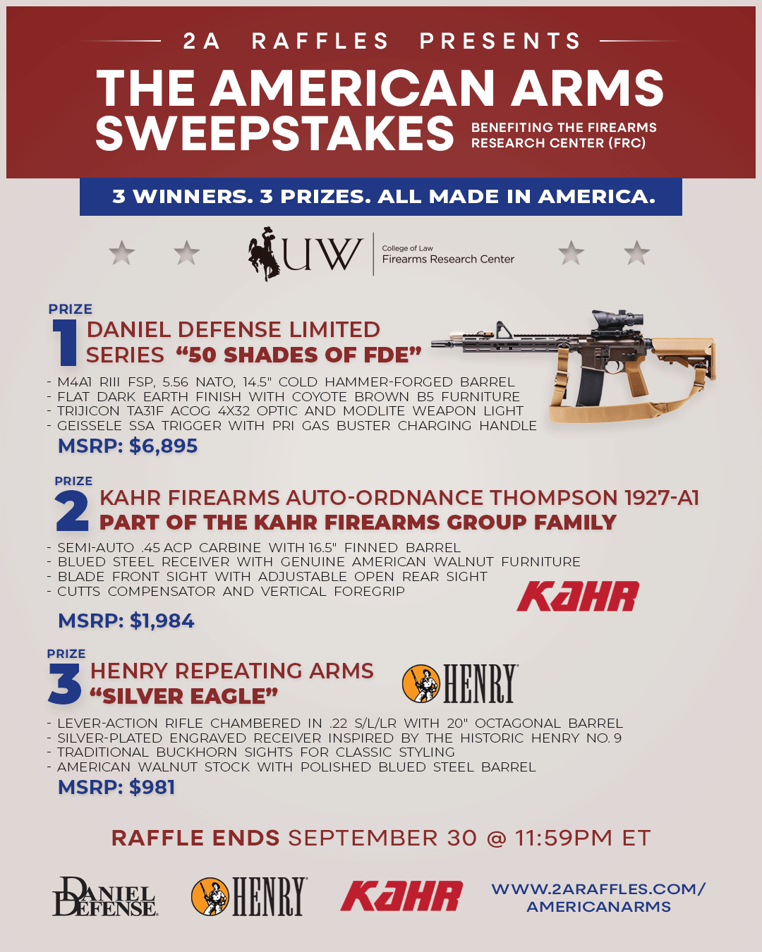 Daniel Defense American Arms Sweepstakes