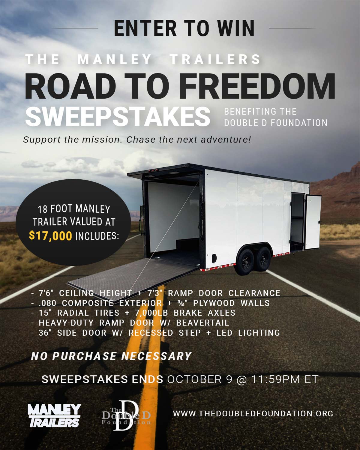 Enter To Win "Road To Freedom"
