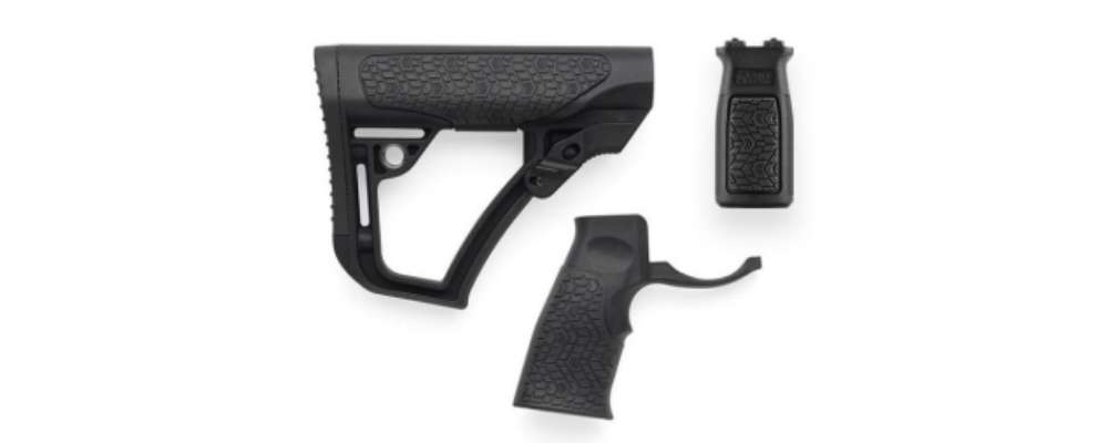 Buttstock, Pistol Grip, & M-LOK® Vertical Foregrip Combo - Black