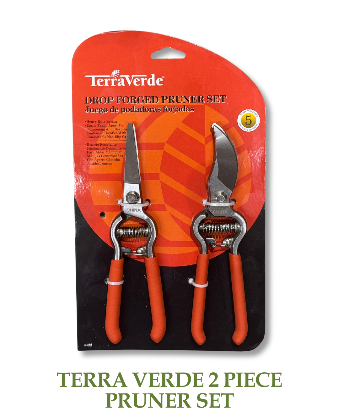 Terra Verde 2 pc. Drop Forge Pruner Set
