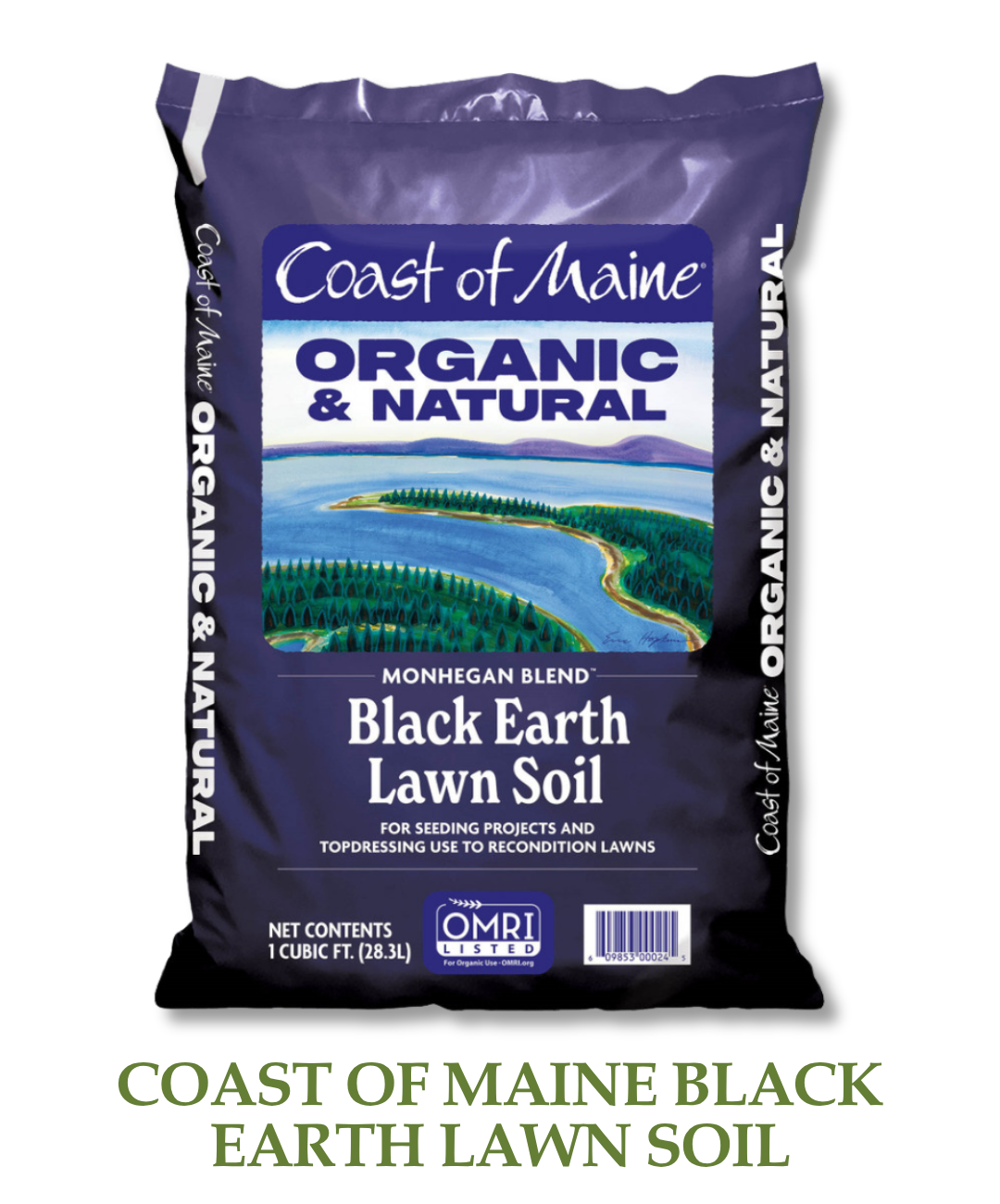 Coast of Maine Monhegan Blend Black Earth Lawn Soil