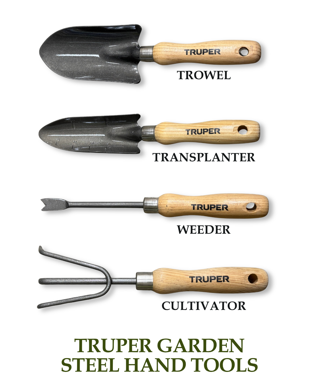Truper Garden Steel Hand Tools
