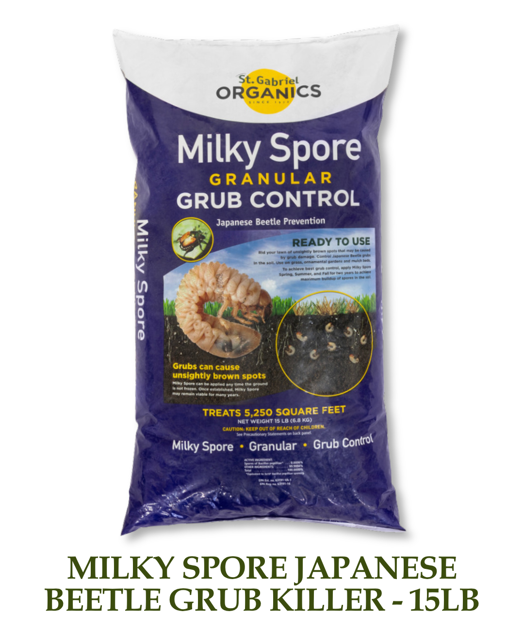 Milky Spore Japanese Beetle Grub Killer