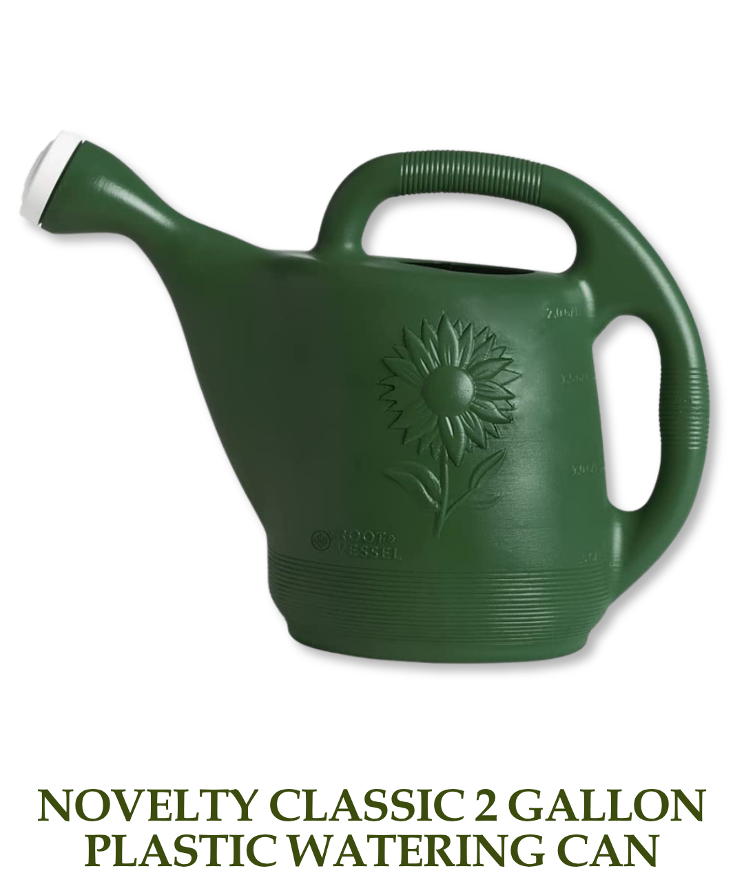 Novelty Classic 2 Gallon Plastic Watering Can