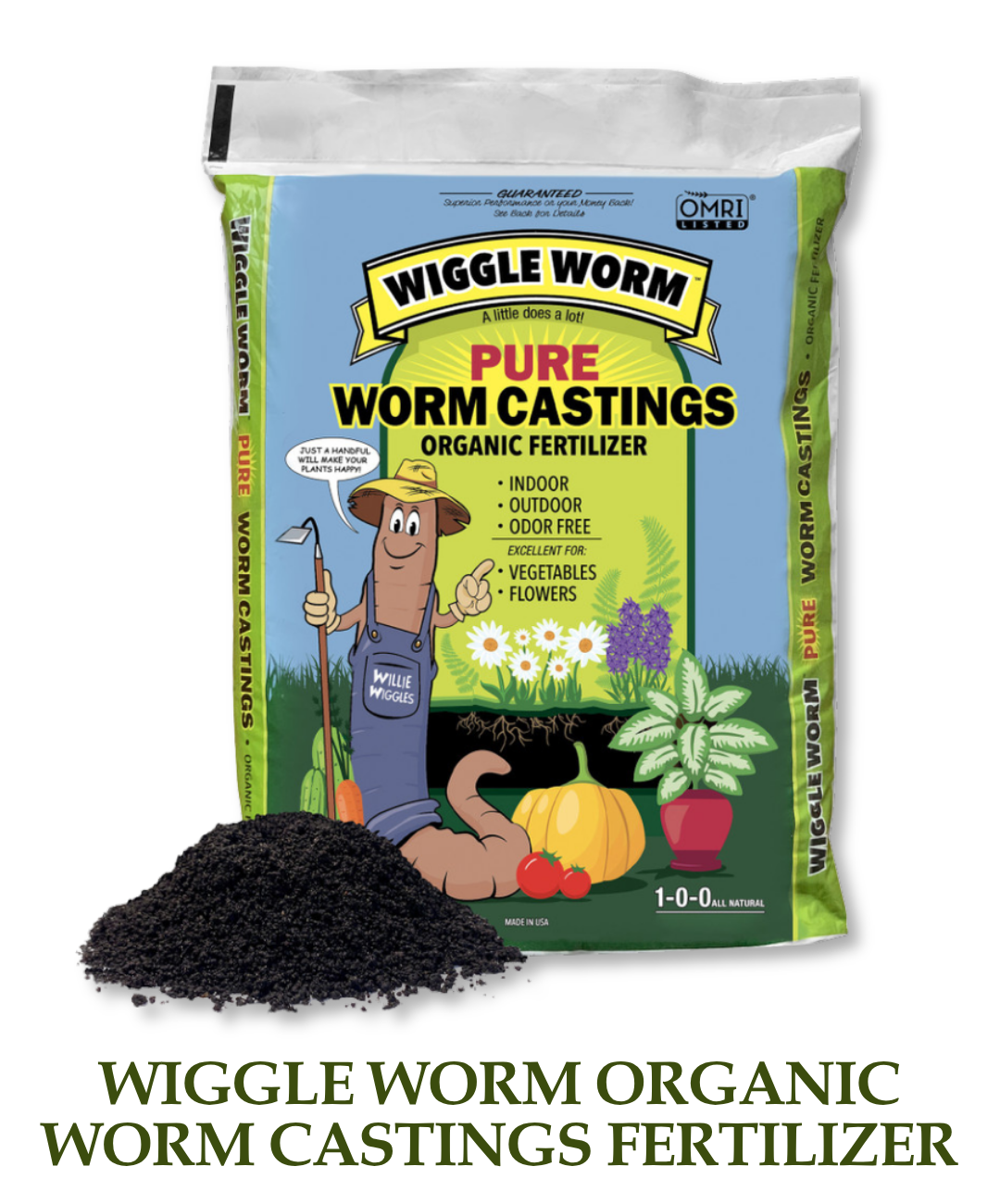 Wiggle Worm Organic Worm Castings Fertilizer