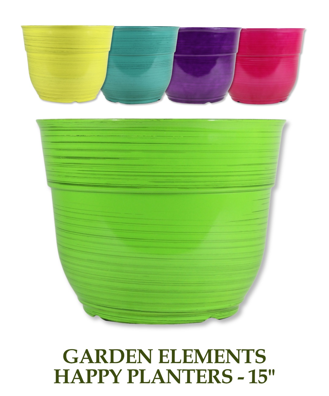 Garden Elements Happy Planters