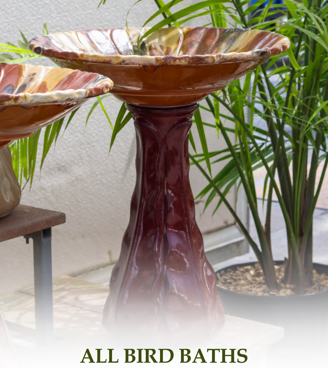 Ceramic Bird Baths