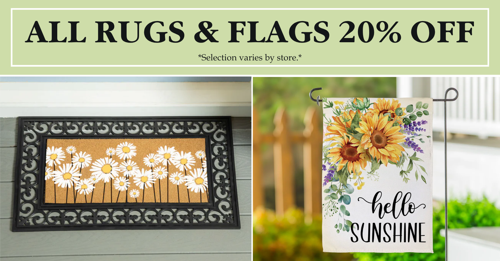 Rugs 20% off