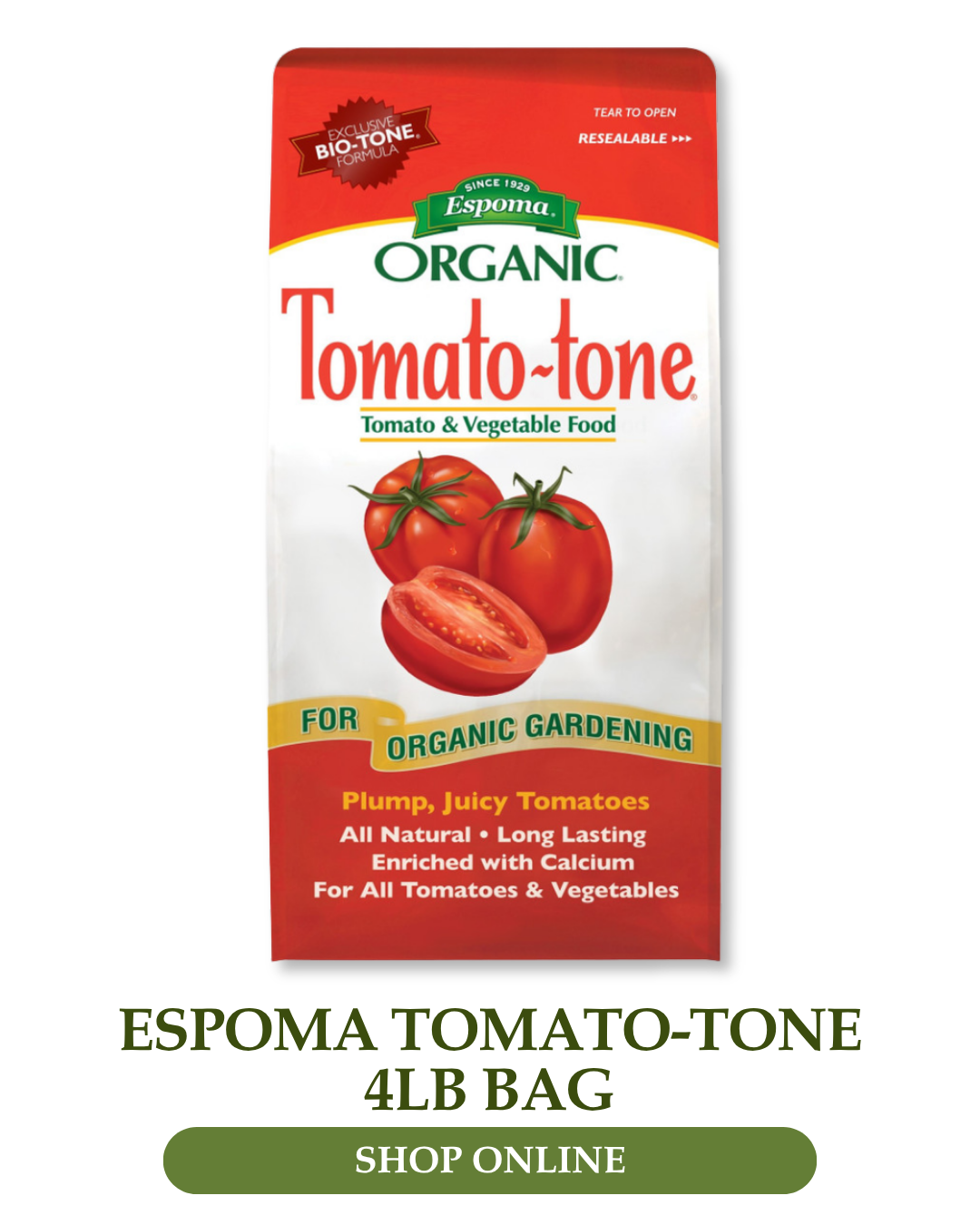 Espoma Tomato-Tone - 4lb bag