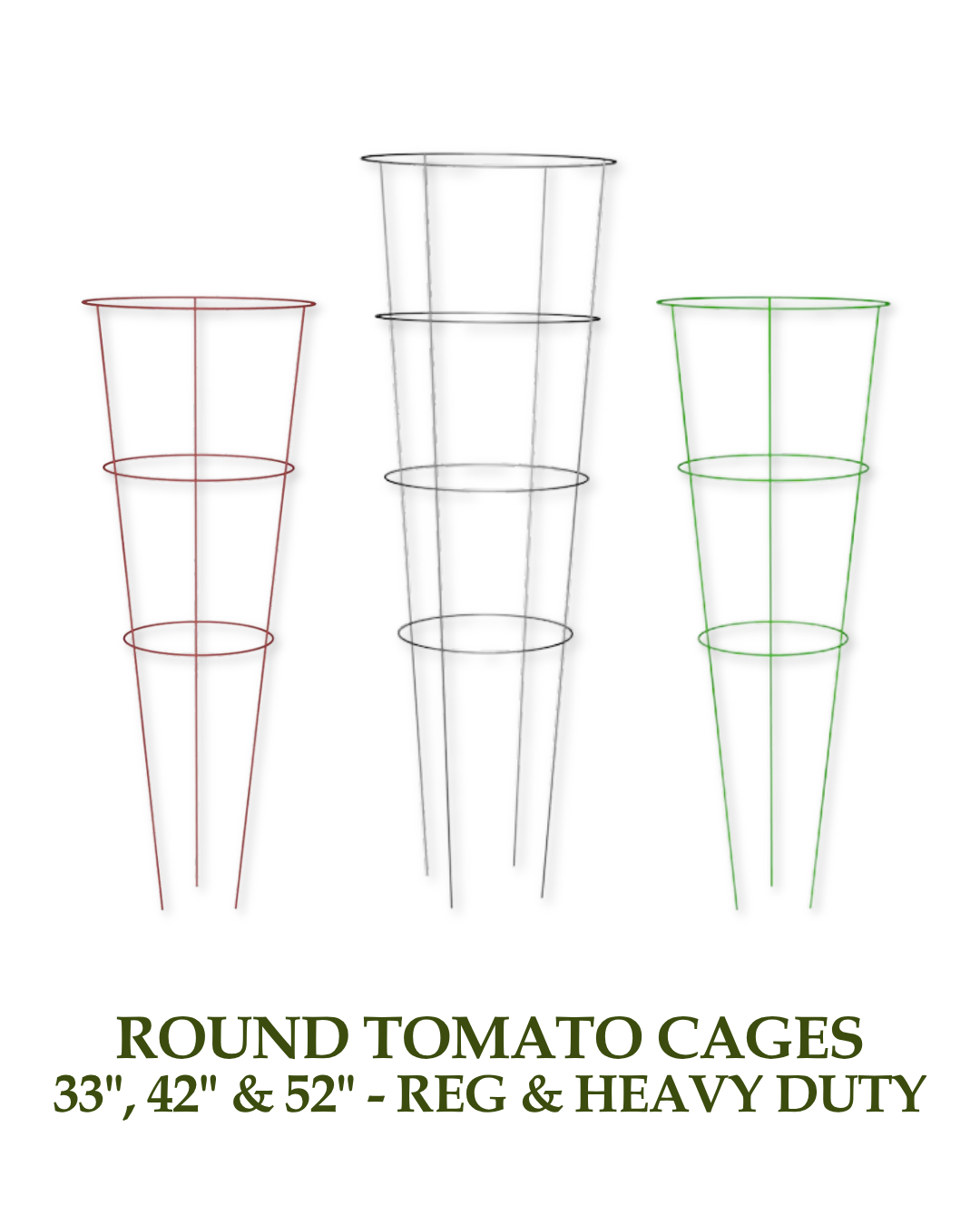 25% off all round tomato cages
