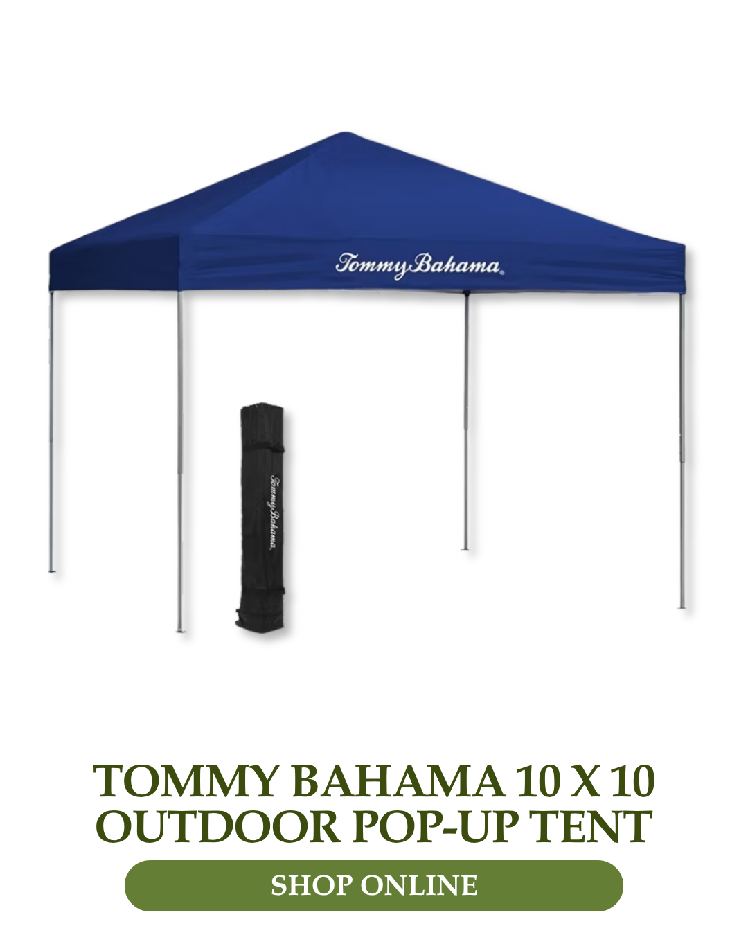 Tommy Bahama Push 10 x 10 Tent