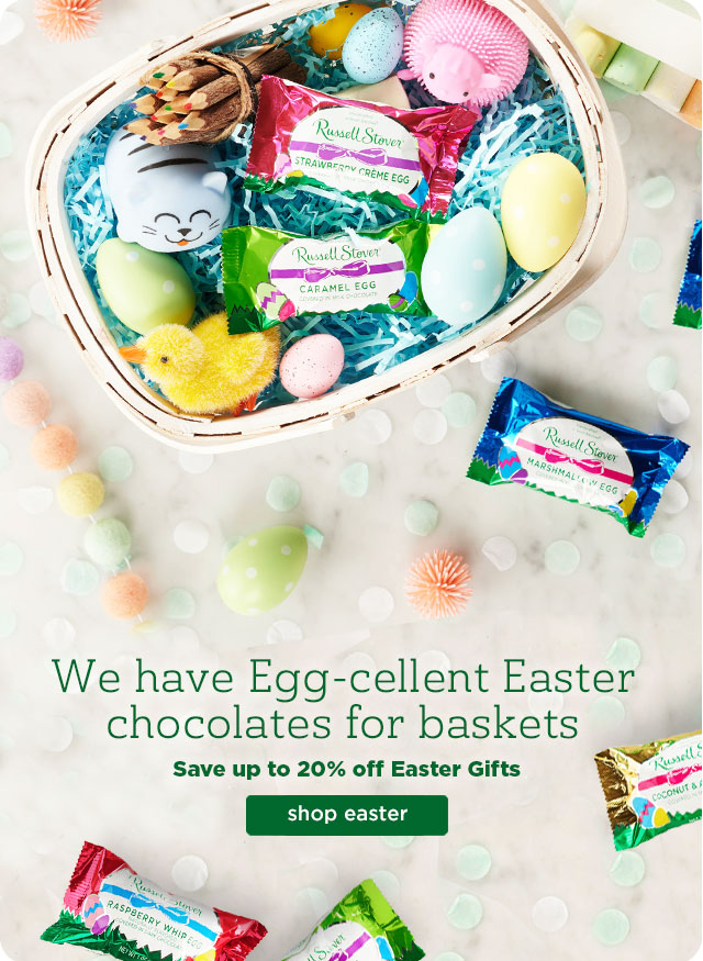 Save up to 20% off Easter