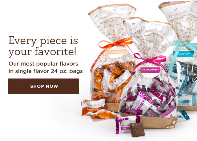 Our most popular flavors in single flavor 24 oz. bags. Shop  Now