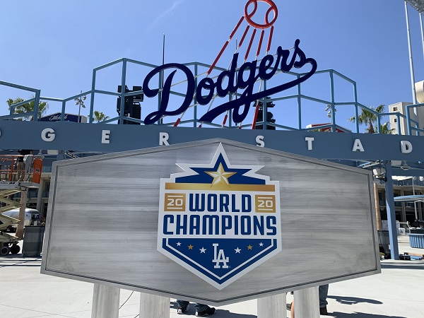 Los Angeles Dodgers - Los Angeles Dodgers Metal Printed, Los