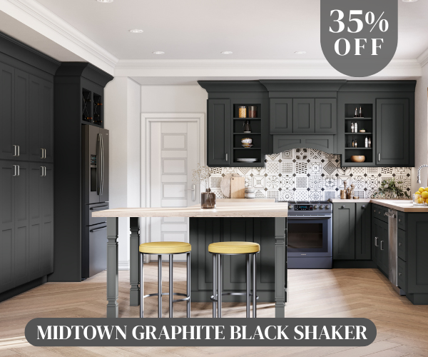 Midtown Graphite Black Shaker