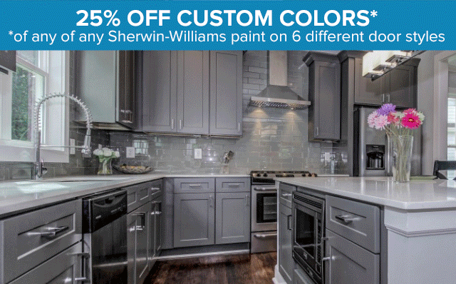 25% Off All Custom Colors