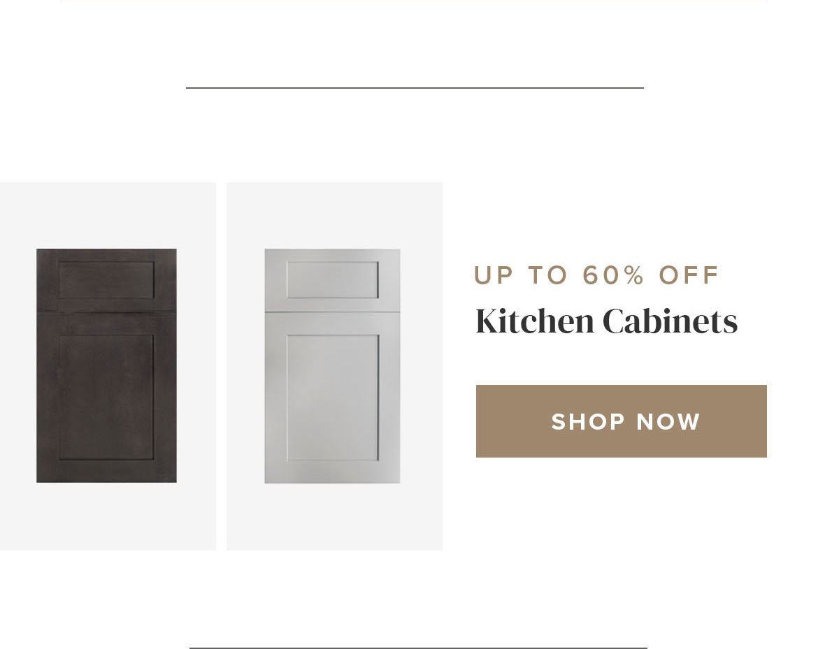 Up to 60 Percent Off Cabinetry