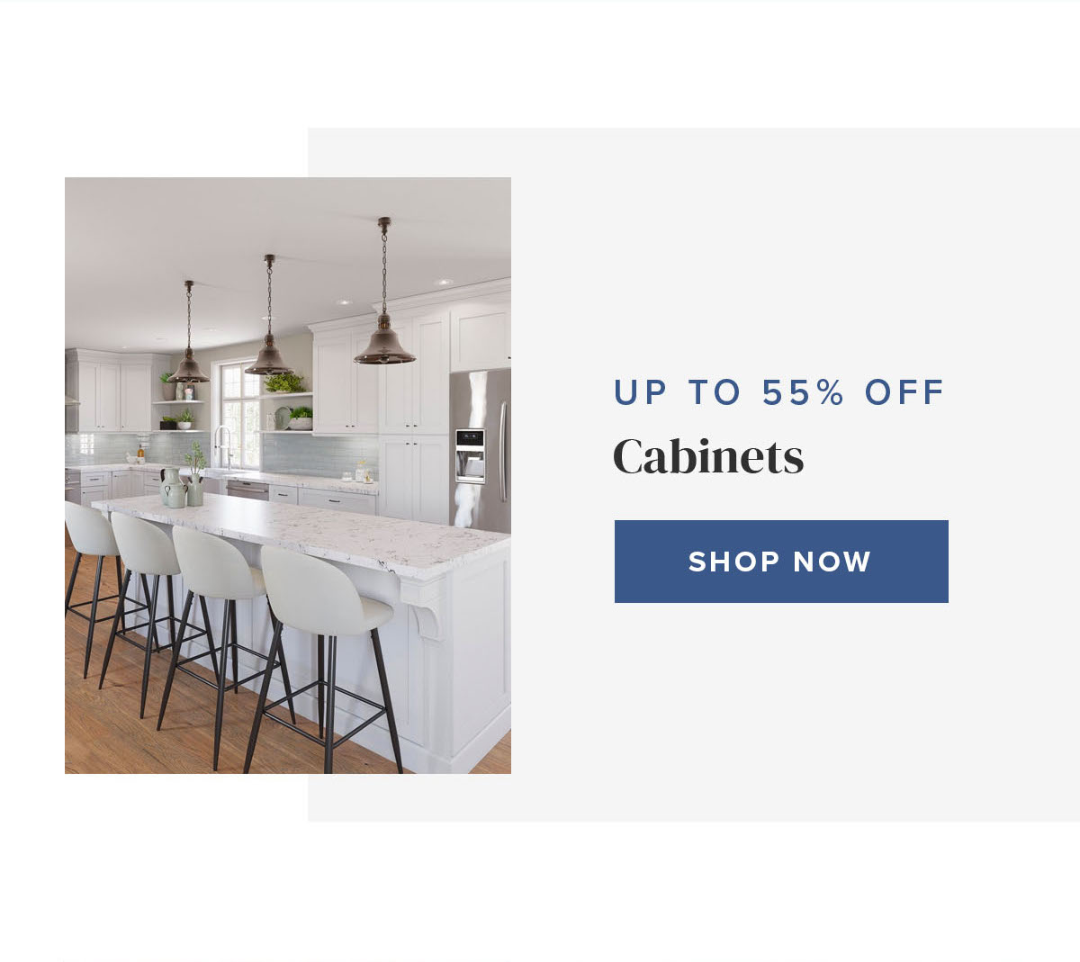 Up to 55 Percent Off Cabinetry