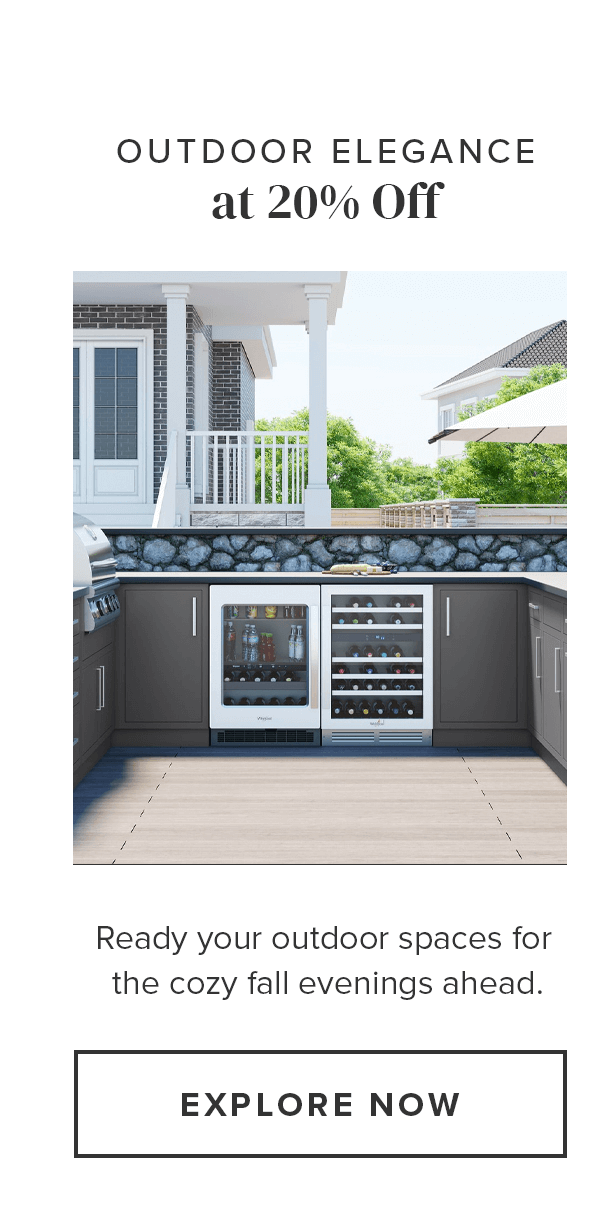 Outdoor Elegance at 20% Off