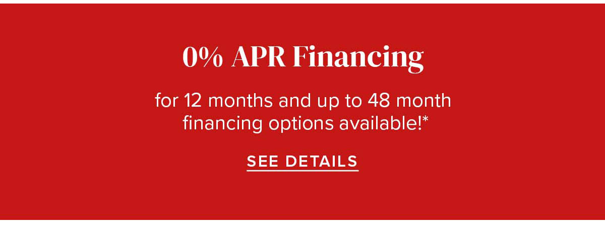 0% APR Financing