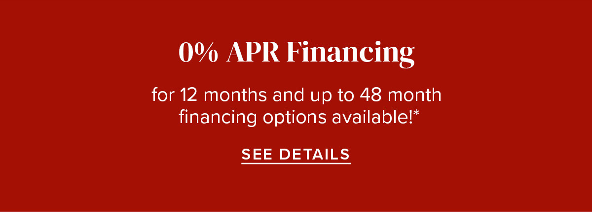 0 Percent APR Financing