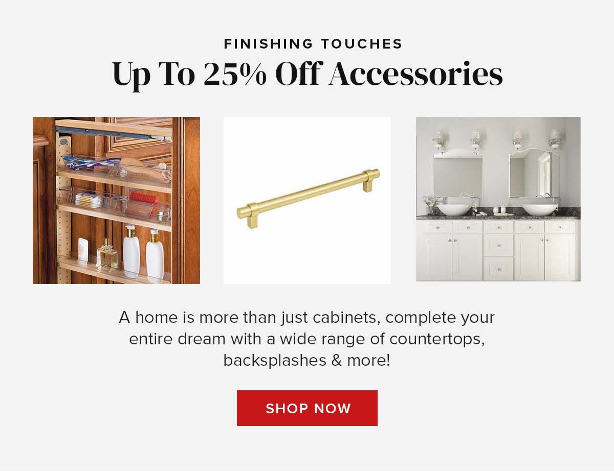 Up To 25 Percent Off Accessories